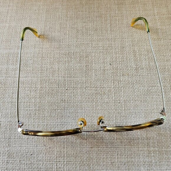 Vintage Safilo Women Glasses Frame Silver Tone 50[]18 135 Eyeglasses Eye Wear